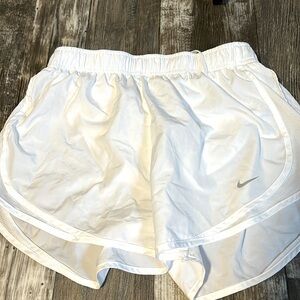 white nike shorts!